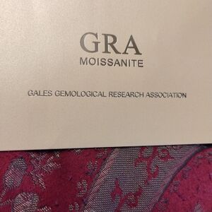 GRA Moissanite Certificate